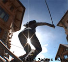 statue of skiier